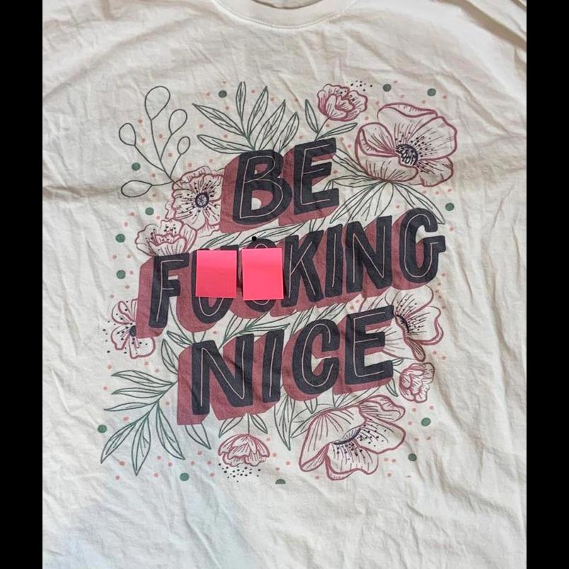 Be Nice Preowned White Xxl Shirt